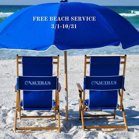 Nautilus 2408 Gulf View 2 Bedroom 4Th Floor Free Beach Service Fort Walton Beach Exterior foto